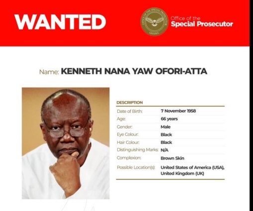 Ofori Atta Wanted