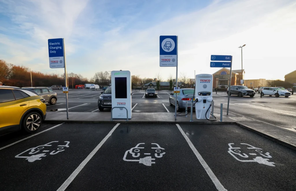 electric vehicle (EV) charging hubs