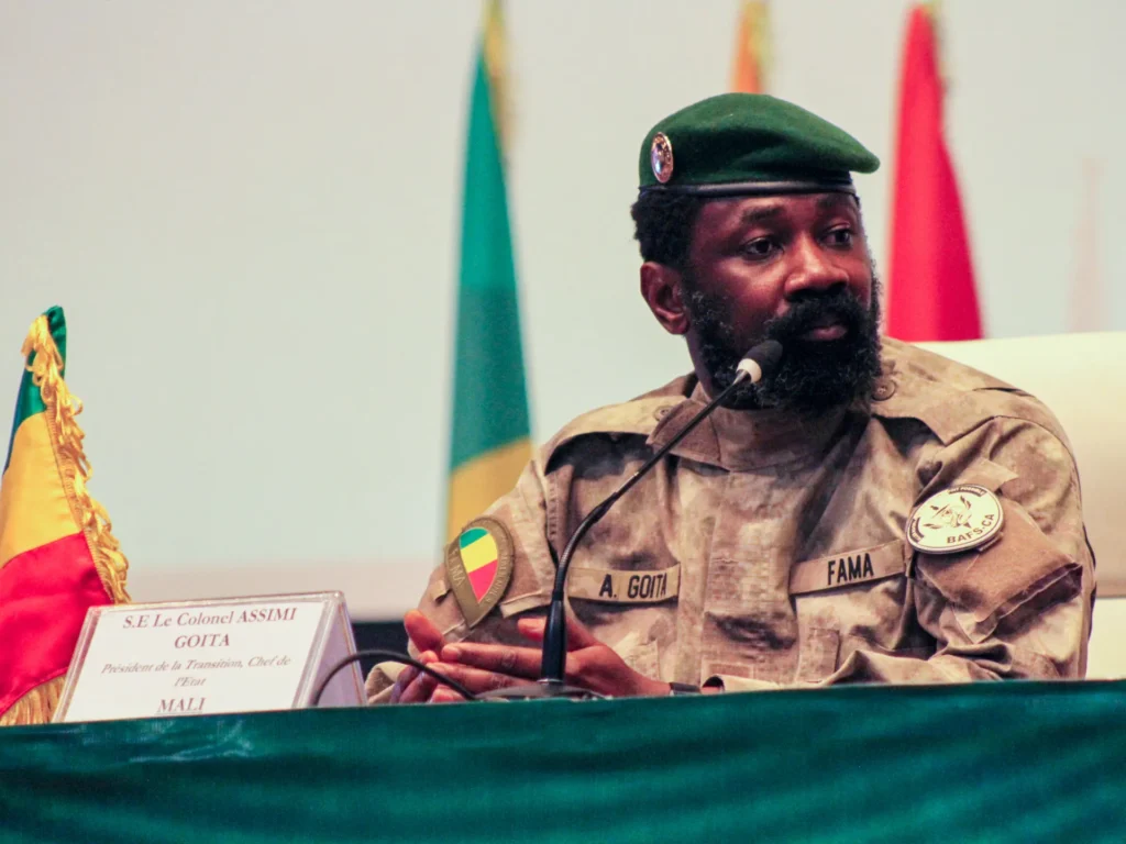 Mali's military government officially dissolved all political parties across the country.