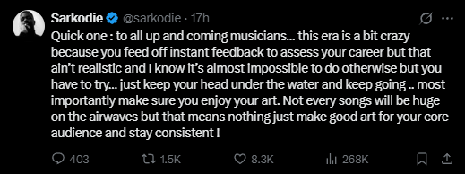The tweet