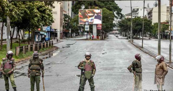Nairobi roads blocked