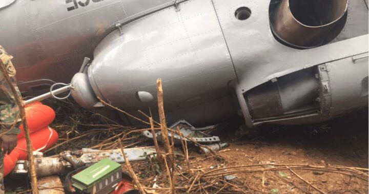 Military helicopter crash