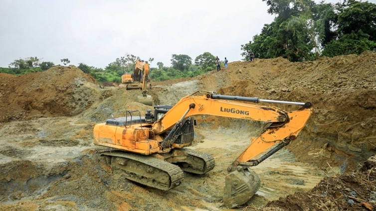 Ahwiren Anti-Galamsey raid